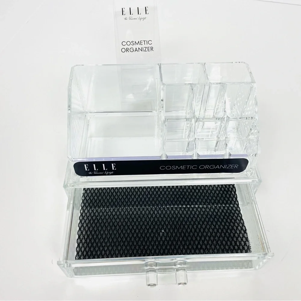Elle 10 Compartment 2 Tier Cosmetic Organizer